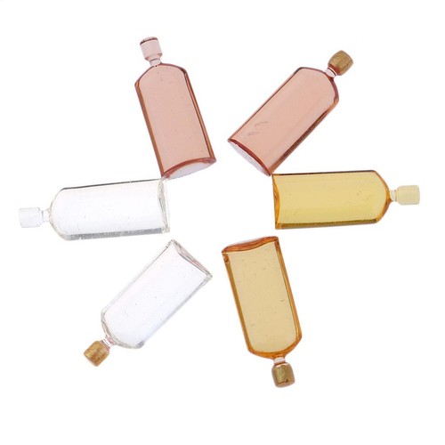 6pcs miniature whisky bottles - 6pcs,