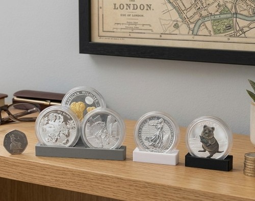 1oz silver coin display - 1oz,