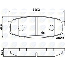 Brake Pads Set For Toyota Land