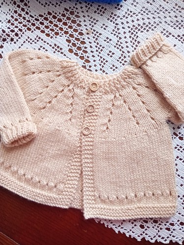 Handknitted cardigan coat - handknitted, cardigan/coat