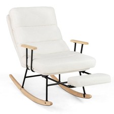 Upholstered rocking chair with - upholstered,
