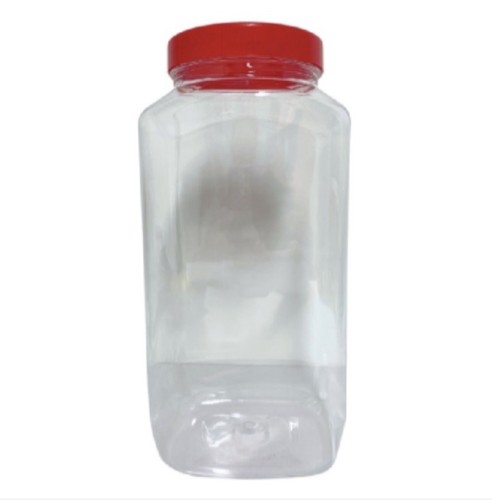 Square storage jars sweet - storage,
