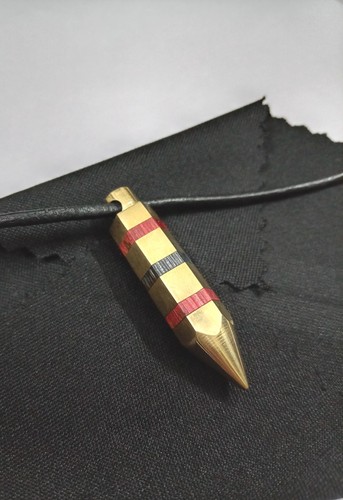 Brass bullet pendulum - brass,