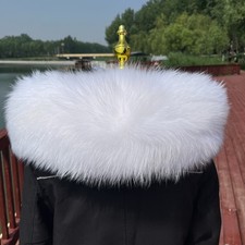 100%Real raccoon fur collar/