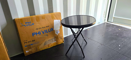 Phi villa round foldable - round, side