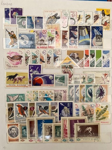 Stamps stockbook world romania - stamps,
