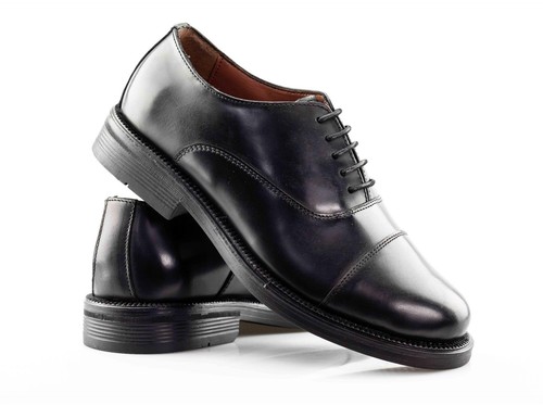 Mens black leather - mens, lace