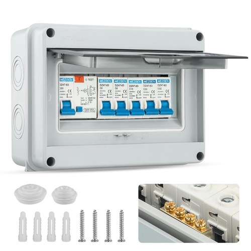 Consumer unit circuit - circuit, breaker