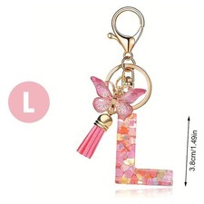 Pink Gold Resin Initial Letter