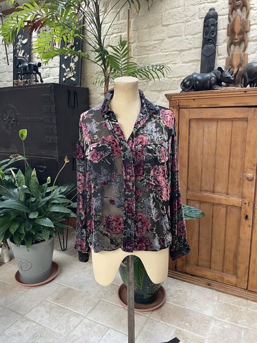 The kooples blouse with velvet - the,