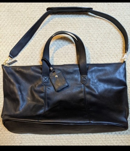 Justfab black faux - faux, leather