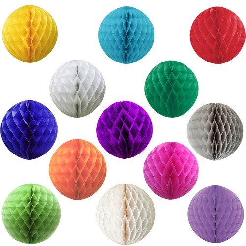 Honeycomb balls hanging - balls,