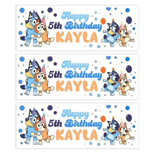 Personalised bluey kids happy - personalised,