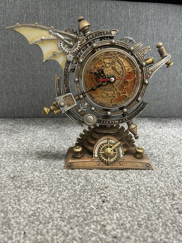 Steampunk style clock - style,