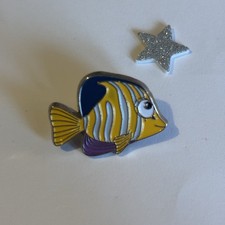 Merlin Sealife Yellow Tang Pin Badge