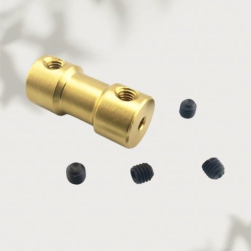 Rigid shaft coupling brass - shaft,