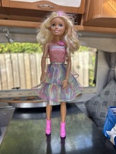MATTEL JUST PLAY 2016 LARGE TALL SIZE BARBIE FIGURE DOLL 70CM/28"