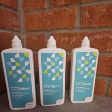 3x250ml SPECSAVERS EasyVision Contact Lens Solution CLEAN DISINFECT SOAK