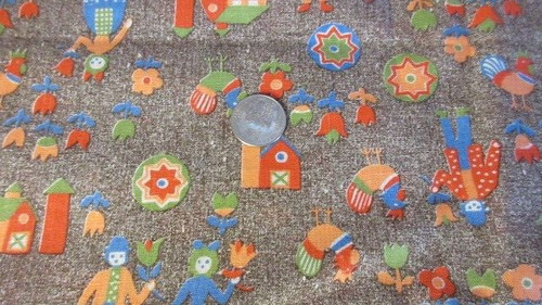 Yds vtg farm rooster - farm, brown