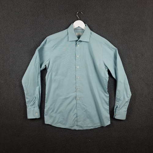 Eton shirt mens 42 blue - mens, /