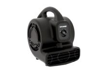 XPOWER P-80A Black Mini Mighty Air Mover Fan, Communal Blower With UK Plug