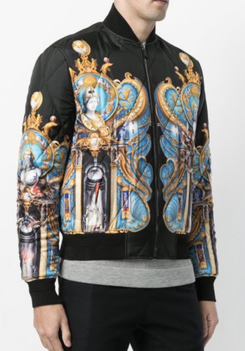 Versace black silk quilted - versace,