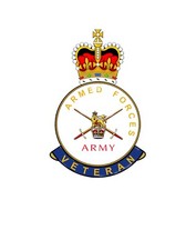 Uk Armed Forces Army Forces Veterans Car Sticker 80mm Internal