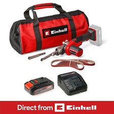 Einhell Cordless Belt File Precision Sander 18V TE-BF 18 Li PXC With Battery
