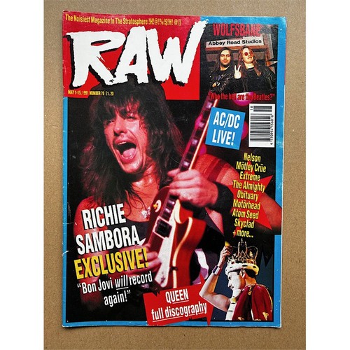 Bon jovi raw magazine - jovi, no.70