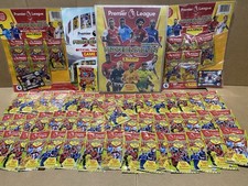 Premier League 2019/20 Adrenalyn XL Folder 50 Sealed Packs Cards 2 Multi Bundle