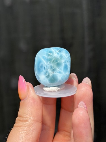 Larimar aaa grade tumbled - grade,