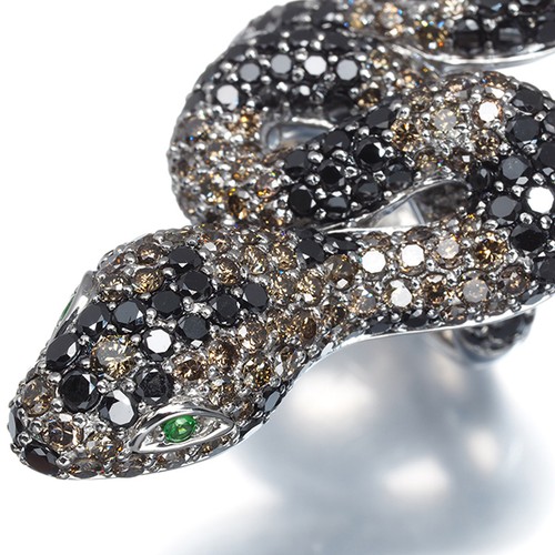 Black brown diamond - &,