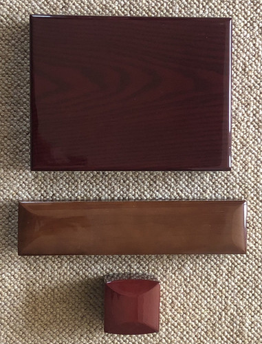 Wooden display boxes for - 3,
