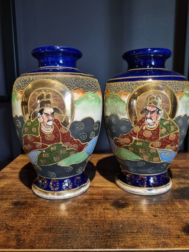 Vintage pair japanese - pair, satsuma