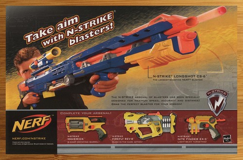 2007 nerf strike - n-strike, print