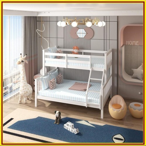 Wooden bunk bed - wooden, –
