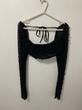 Oh Polly Black Embellished Two