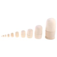 10pcs Unpainted Blank Wooden