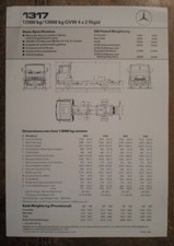 MERCEDES BENZ 1317 Truck orig