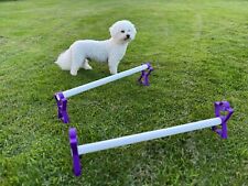 Set of 2 dog agility jumps - Purple (PETG v2)