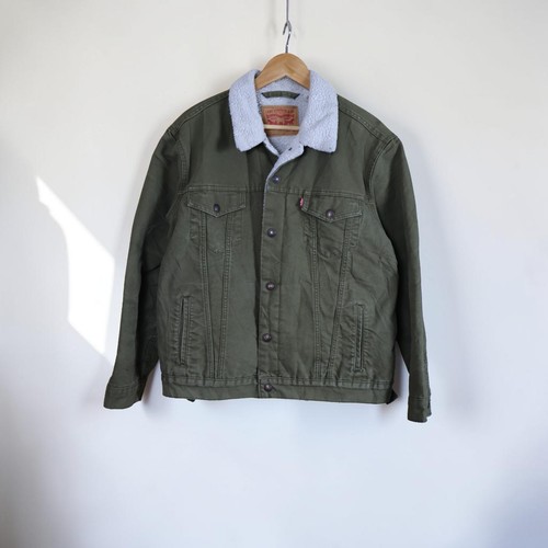 Levis mens khaki sherpa lined - levis,
