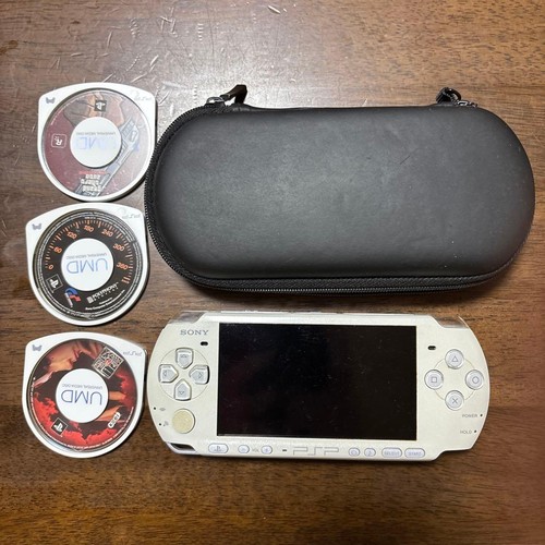 Psp 3000 pearl white console - white,