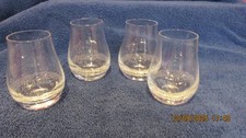 Set of 4 x Highland Park Whisky Dram Tot Glasses