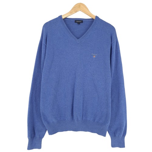 Gant jumper sweater men blue - gant,