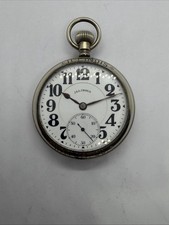 Illinois Bunn Special 21J Adj6 Pos Railroad Pocket Illinois Display Case Runs