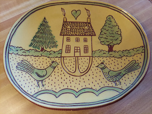 Vtg jeff white redware - white,