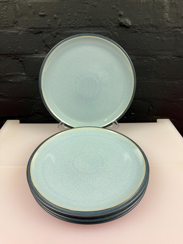 Denby blue jetty dinner plates - denby,