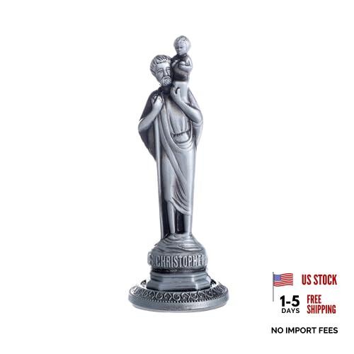 Small christopher statue - christopher,