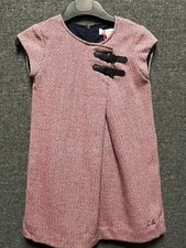 Lili Gaufrette Pink Herringbone Dress Age 6 Years TD023 BB 23
