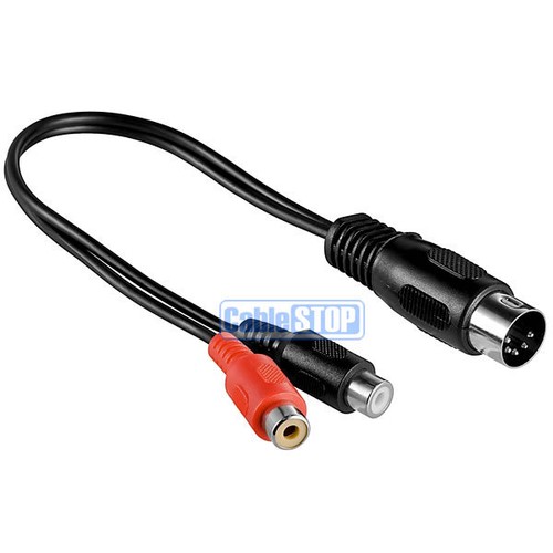 Pin din male plug twin - din,
